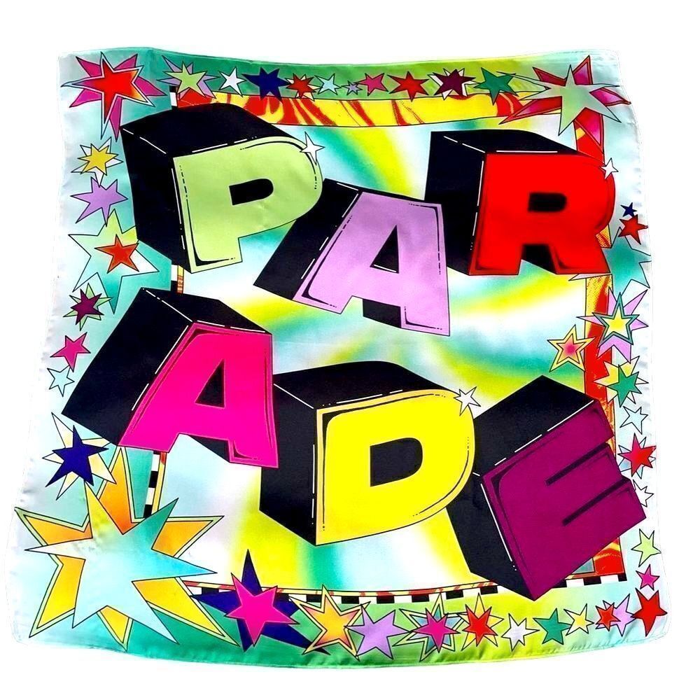 Pride Parade Abstract Square Scarf - Picture 12 of 12